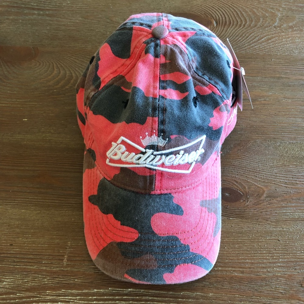 Dale Earnhardt 8 Budweiser Camo Hat NWT